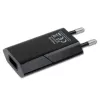 Techly Compact Φορτιστής USB 1A Ευρωπαϊκό βύσμα Μαύρο