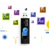 ADATA UV320 USB flash drive 128 GB USB Type-A 3.2 Gen 1 (3.1 Gen 1) Μαύρο, Μπλε