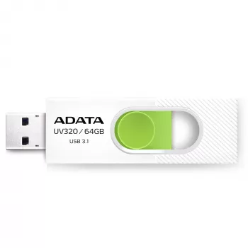 ADATA UV320 USB stick 64 GB USB Type-A 3.2 Gen 1 (3.1 Gen 1) Πράσινο, Λευκό