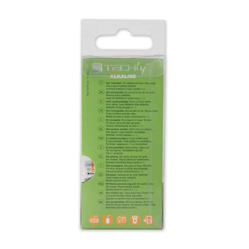 Techly Multipack 24 μπαταρίες High Power Mini Stilo AAA Αλκαλικές LR03 1,5V IBT-KAL-LR03-B24T