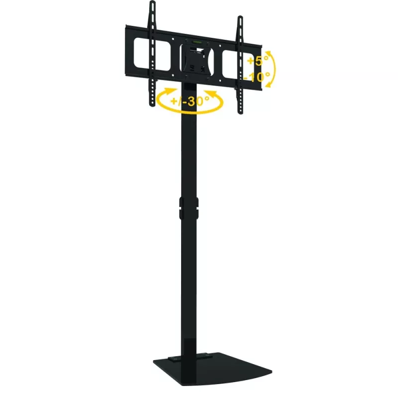Techly ICA-TR12 Βάση TV/stand 177.8 cm (70 ίντσες) Μαύρο