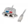 LANBERG Προσαρμογέας LAN RJ45/2x RJ45 Ftp Splitter AD-0026-S