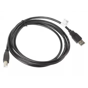 Καλώδιο USB 2.0 LANBERG CA-USBA-10CC-0018-BK — 1,8 m, USB A (βύσμα αρσενικό) σε USB B (βύσμα αρσενικό), μαύρο