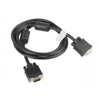 LANBERG Καλώδιο VGA M/M διπλά θωρακισμένο με φερίτη 1,8m μαύρο