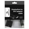 Καλώδιο προσαρμογέα GEMBIRD DisplayPort σε DVI – Μαύρο