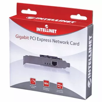 Κάρτα δικτύου Intellinet Gigabit PCI Express, 10/100/1000 Mbps PCI Express RJ45 Ethernet