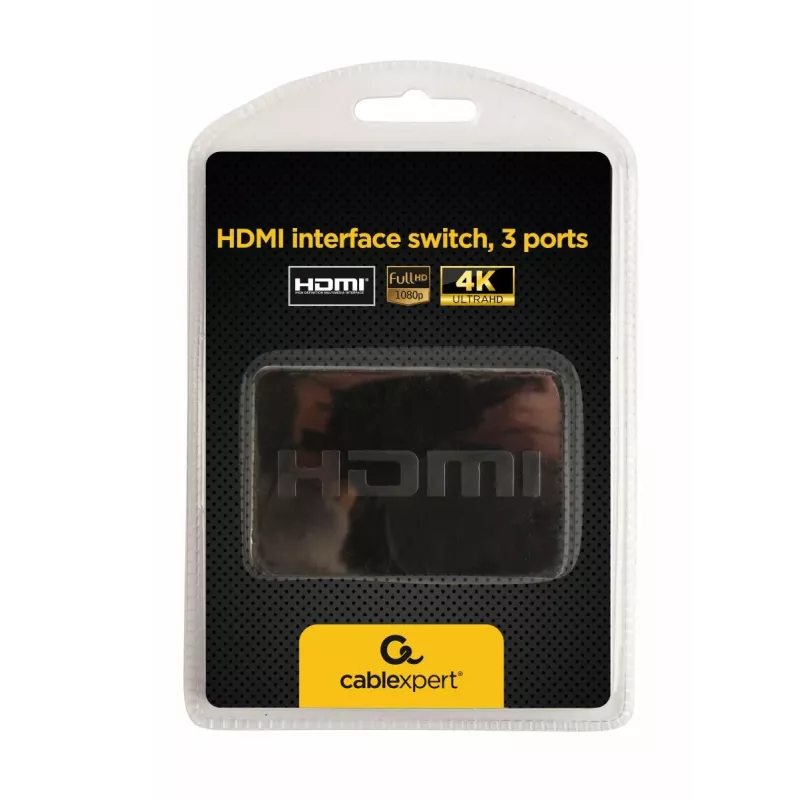 Διακόπτης διασύνδεσης HDMI GEMBIRD, 3 θύρες