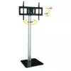 Βάση/Στήριξη TV Techly ICA-TR11 177,8 cm (70 ίντσες) Μαύρο, Ασημί