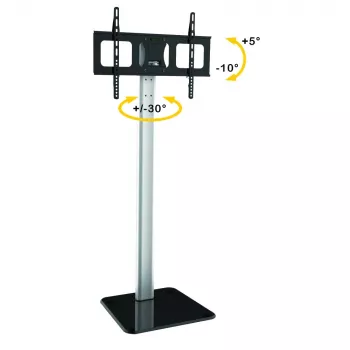 Βάση/Στήριξη TV Techly ICA-TR11 177,8 cm (70 ίντσες) Μαύρο, Ασημί