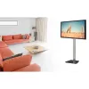 Βάση/Στήριξη TV Techly ICA-TR11 177,8 cm (70 ίντσες) Μαύρο, Ασημί