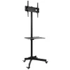 Techly Βάση δαπέδου με τροχούς LCD/LED/Plasma 23 inch-55 inch, 58.4 cm (23 inch), 139.7 cm (55 inch), 50 x 50 mm, 400 x 400 mm, -15 - 15°, μαύρο