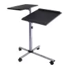 Βάση laptop Techly Universal ρυθμιζόμενη με τροχούς για notebook προβολέα Μαύρο