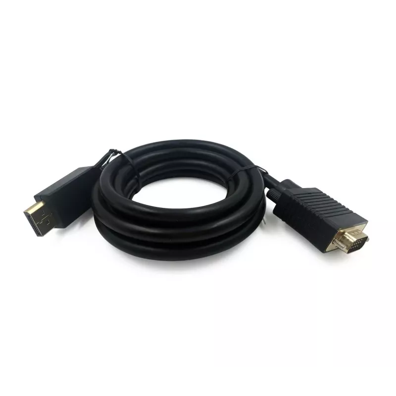 Καλώδιο προσαρμογέα GEMBIRD DisplayPort σε VGA 2,0 m, Μαύρο