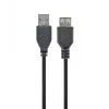 Καλώδιο επέκτασης GEMBIRD USB 2.0, 0,75 m - Μαύρο