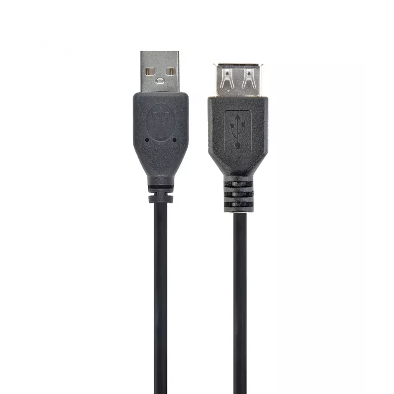 Καλώδιο επέκτασης GEMBIRD USB 2.0, 0,75 m - Μαύρο