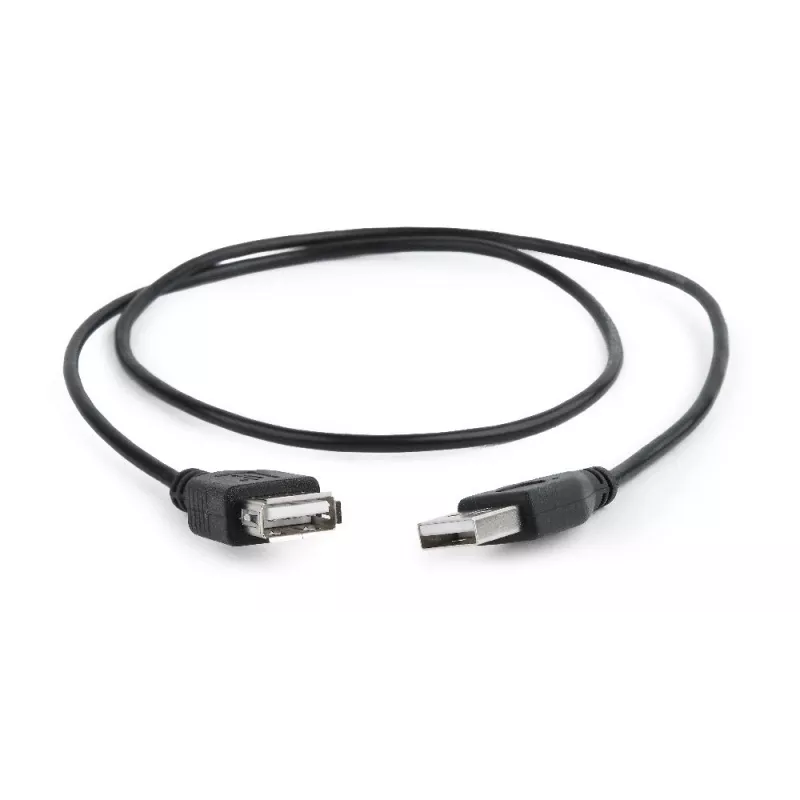 Καλώδιο επέκτασης GEMBIRD USB 2.0, 0,75 m - Μαύρο