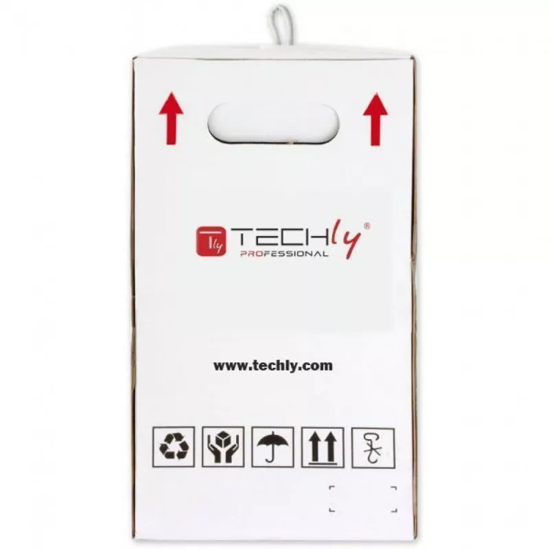 Techly ITP7-UTP-IC-CCA καλώδιο δικτύου γκρι 305 m Cat5e U/UTP (UTP)
