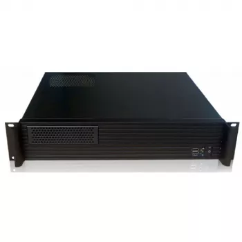 Κουτί rack server TECHLY I-CASE IPC-240L, 2U, Micro-ATX, 4x υποδοχές 3,5 ιντσών, 1x υποδοχή 5,25 ιντσών, 465x400x88,8 mm, μαύρο