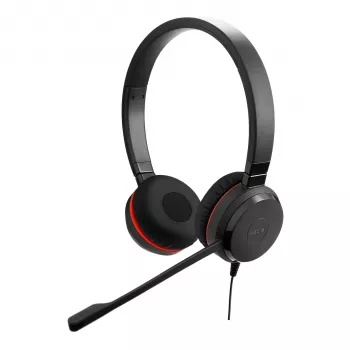 Jabra Evolve 20SE MS Stereo, ενσύρματο, γραφείο/call center, 150 - 7000 Hz, 132 g, ακουστικό, μαύρο
