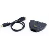 Hub διασύνδεσης HDMI Gembird DSW-HDMI-35 — 3 θύρες, HDMI, καλώδιο 0,5 m, μαύρο