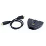 Hub διασύνδεσης HDMI Gembird DSW-HDMI-35 — 3 θύρες, HDMI, καλώδιο 0,5 m, μαύρο