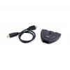 Hub διασύνδεσης HDMI Gembird DSW-HDMI-35 — 3 θύρες, HDMI, καλώδιο 0,5 m, μαύρο