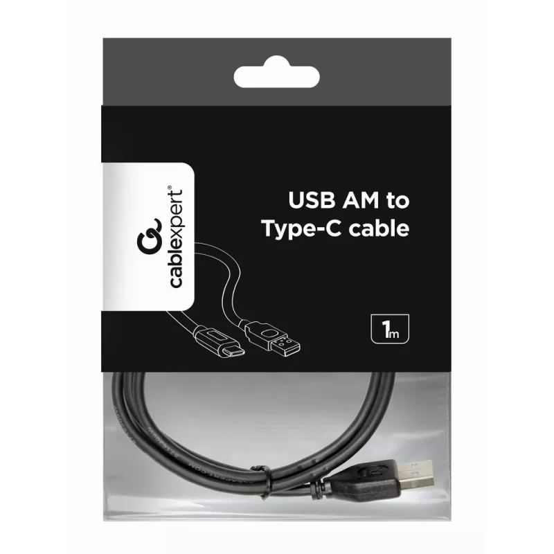 GEMBIRD καλώδιο USB 2.0 Type-A σε USB Type-B 1m, μαύρο