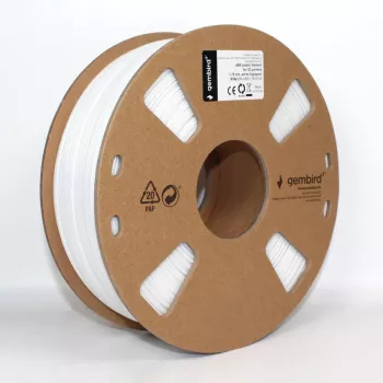 GEMBIRD νήμα ABS – λευκό – 1,75 mm – 1 kg