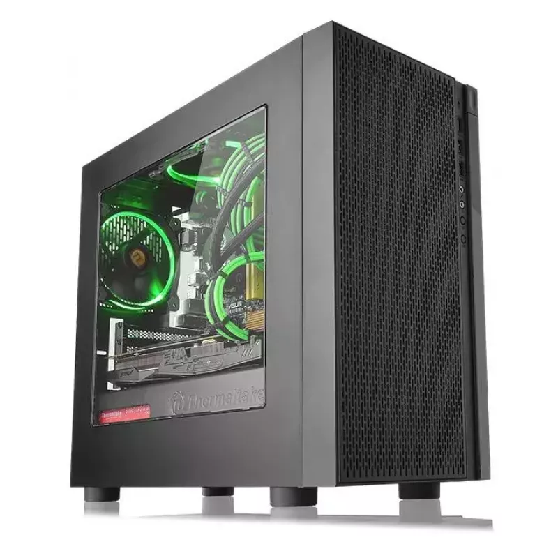Κουτί PC Thermaltake Versa H18 Micro Tower μαύρο