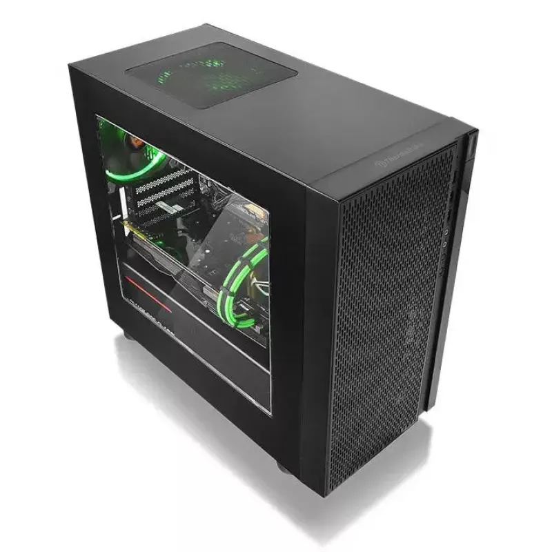 Κουτί PC Thermaltake Versa H18 Micro Tower μαύρο