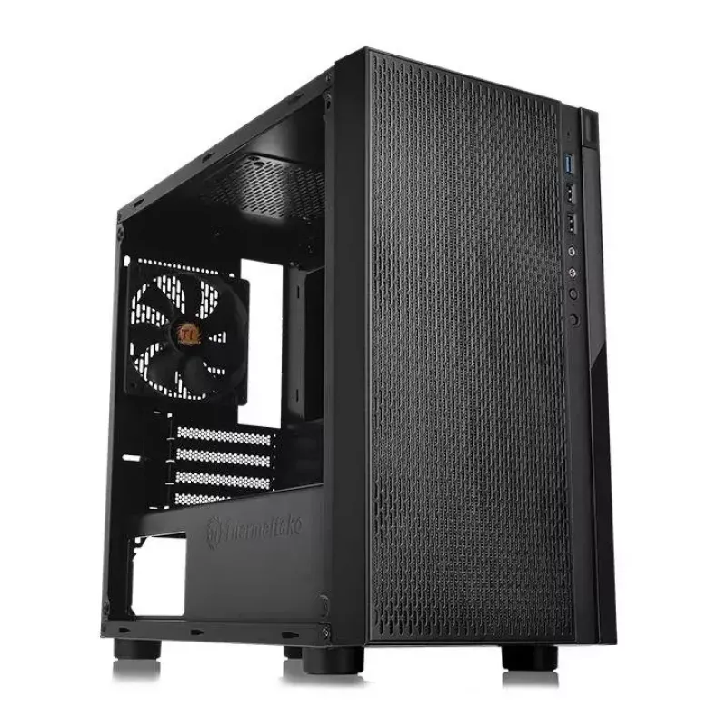 Κουτί PC Thermaltake Versa H18 Micro Tower μαύρο
