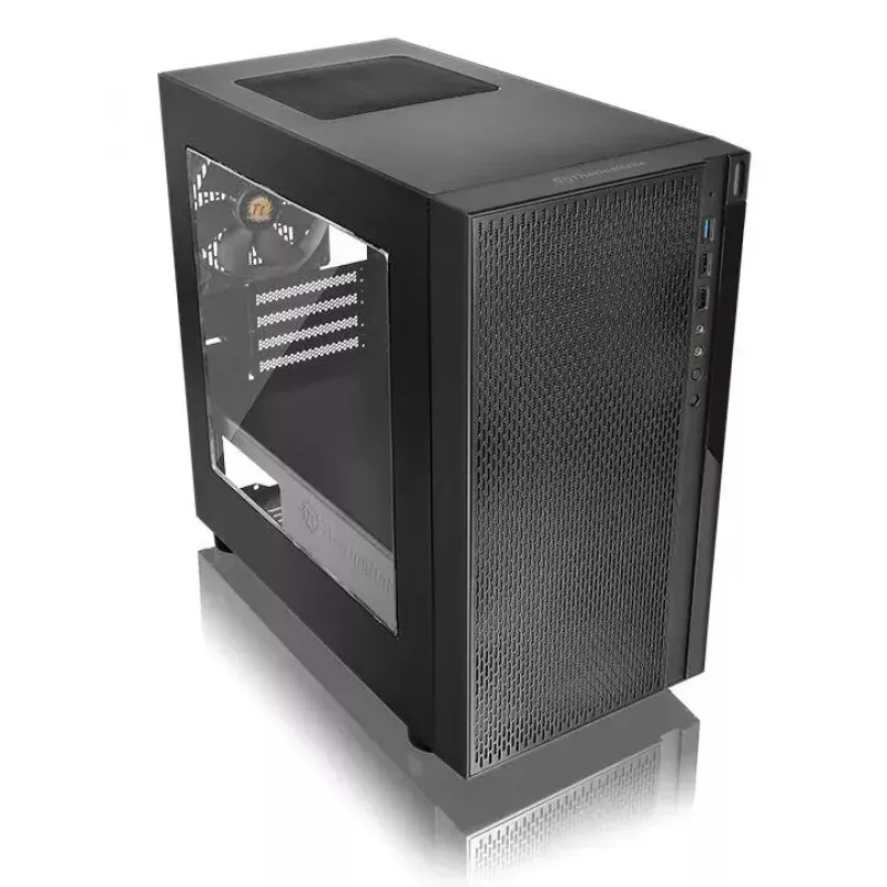 Κουτί PC Thermaltake Versa H18 Micro Tower μαύρο