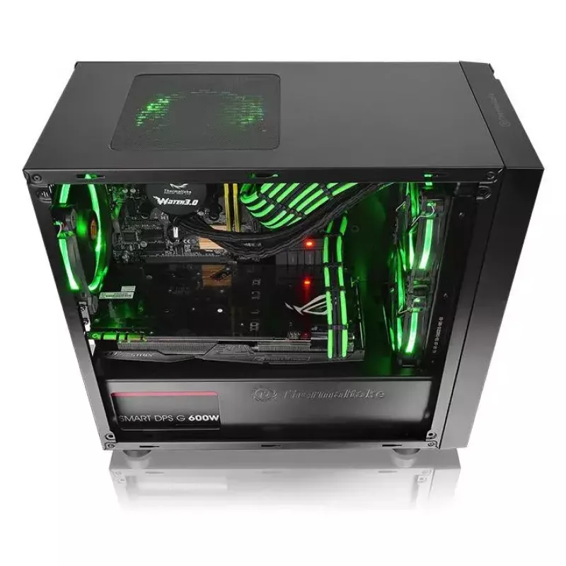 Κουτί PC Thermaltake Versa H18 Micro Tower μαύρο