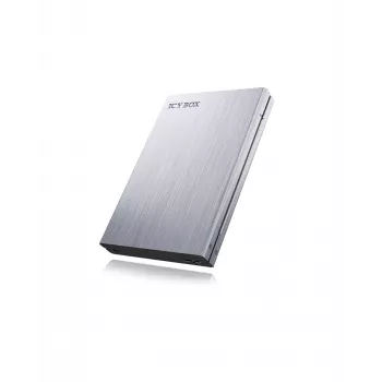 ICY BOX IB-241WP Θήκη HDD/SSD ανθρακί, ασημί 2,5 inch
