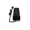 ICY BOX IB-HUB1409-C3 USB 3.2 Gen 1 (3.1 Gen 1) Type-C 5000 Mbit/s μαύρο