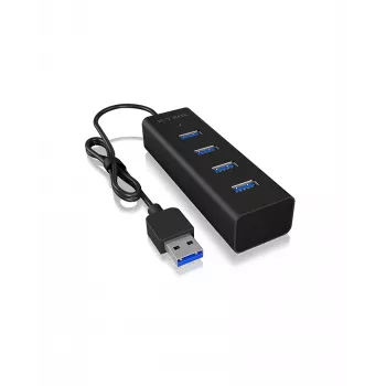 ICY BOX IB-HUB1409-U3 USB 3.2 Gen 1 (3.1 Gen 1) Type-A 5000 Mbit/s μαύρο