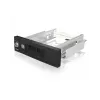 ICY BOX IB-168SK-B αποσπώμενη θήκη χωρίς δίσκο μεταφοράς για σκληρό δίσκο SATA 3,5″ σε θέση 5,25″ (13,3 cm), με κλειδαριά, μαύρη