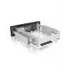 ICY BOX IB-168SK-B αποσπώμενη θήκη χωρίς δίσκο μεταφοράς για σκληρό δίσκο SATA 3,5″ σε θέση 5,25″ (13,3 cm), με κλειδαριά, μαύρη