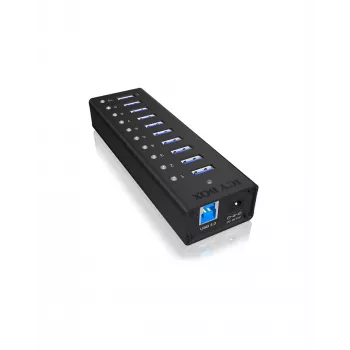 ICY BOX IB-AC6110 USB 3.2 Gen 1 (3.1 Gen 1) Type-B 5000 Mbit/s μαύρο