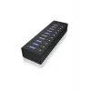 ICY BOX IB-AC6110 USB 3.2 Gen 1 (3.1 Gen 1) Type-B 5000 Mbit/s μαύρο