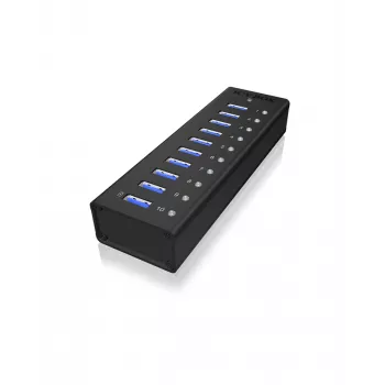 ICY BOX IB-AC6110 USB 3.2 Gen 1 (3.1 Gen 1) Type-B 5000 Mbit/s μαύρο