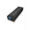 ICY BOX IB-AC6110 USB 3.2 Gen 1 (3.1 Gen 1) Type-B 5000 Mbit/s μαύρο