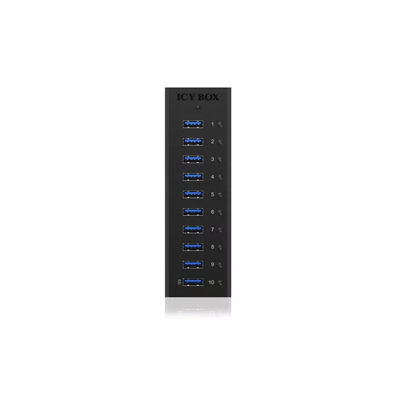 ICY BOX IB-AC6110 USB 3.2 Gen 1 (3.1 Gen 1) Type-B 5000 Mbit/s μαύρο