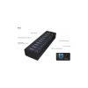 ICY BOX IB-AC6110 USB 3.2 Gen 1 (3.1 Gen 1) Type-B 5000 Mbit/s μαύρο