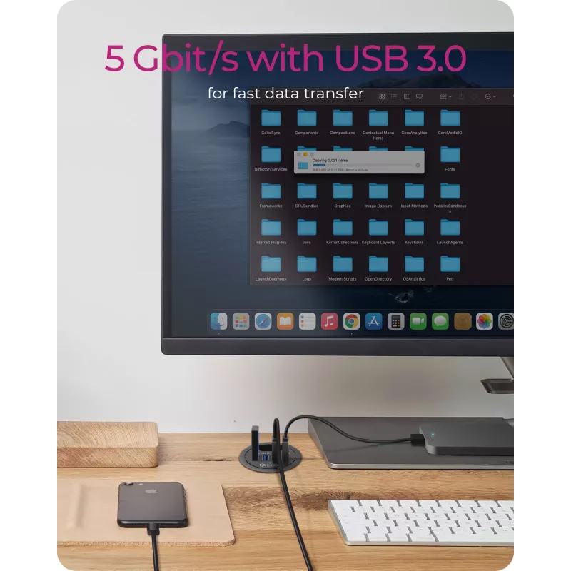 ICY BOX IB-HUB1403 USB 3.2 Gen 1 (3.1 Gen 1) Type-A 5000 Mbit/s μαύρο
