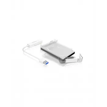 ICY BOX IB-AC703-U3 Θήκη HDD/SSD λευκή 2,5 inch