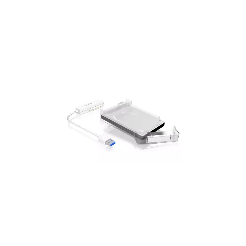 ICY BOX IB-AC703-U3 Θήκη HDD/SSD λευκή 2,5 inch