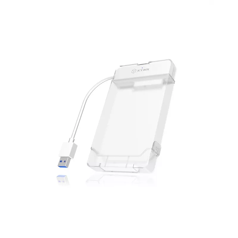 ICY BOX IB-AC703-U3 Θήκη HDD/SSD λευκή 2,5 inch