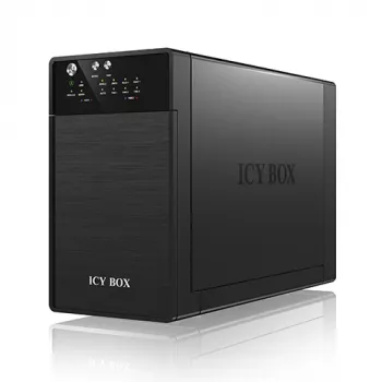 ICY BOX IB-RD3620SU3 Συστοιχία δίσκων 0 TB Desktop μαύρη