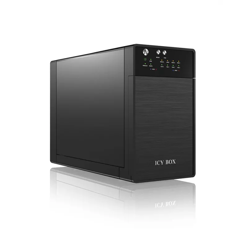 ICY BOX IB-RD3620SU3 Συστοιχία δίσκων 0 TB Desktop μαύρη